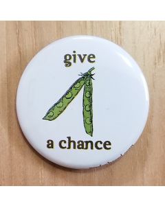 Give Peas a Chance Pinback Button