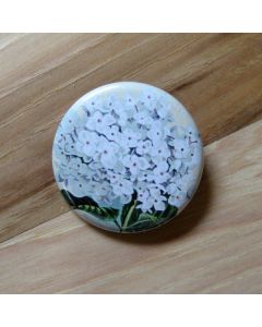 Hydrangea Pinback Button
