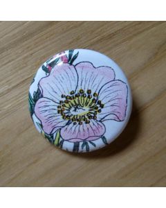 Wild Rose Pinback Button