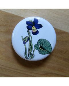 Violet Pinback Button