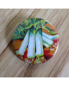 Leeks Pinback Button
