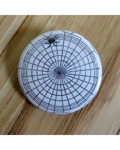 Spider Web Pinback Button