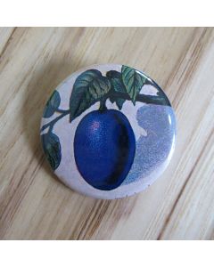 Plum Pinback Button