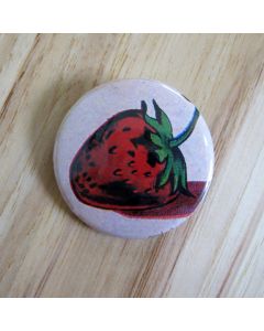 Strawberry Pinback Button
