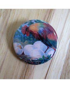 Hatching Chick Pinback Button
