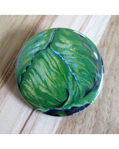 Cabbage Pinback Button