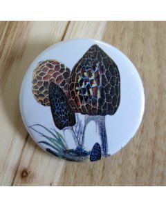 Morel Mushrooms Pinback Button