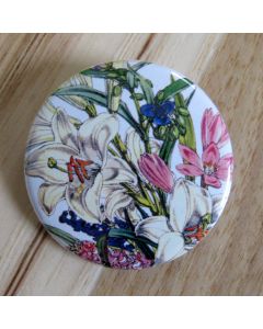 Floral Bouquet Pinback Button