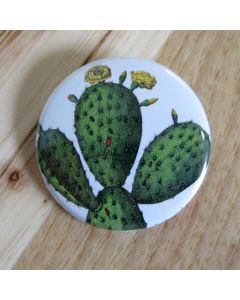 Prickly Pear Cactus Pinback Button
