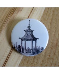 Garden Pagoda Pinback Button