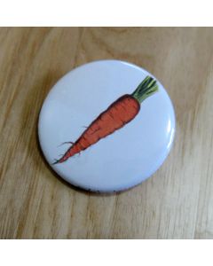 Carrot Pinback Button