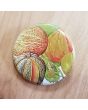 Cantaloupe Close-Up Pinback Button