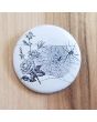 Spider Web and Roses Pinback Button