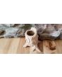 Tree Stump 3D Printed Planter Made With Wood Filament