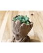 Guardians of the Galaxy Smiling Baby Groot Torso 3D Printed Planter Made With Wood Filament
