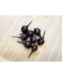 Hot Ornamental Pepper ‘Black Pearl' Seeds (Certified Organic)