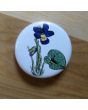 Violet Pinback Button