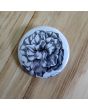 Double Petunia Pinback Button