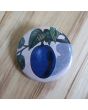 Plum Pinback Button