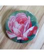 Rose, Pink Pinback Button