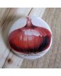 Large Red Wethersfield Onion Pinback Button