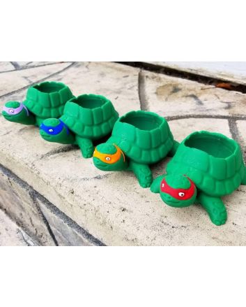 Teenage Mutant Ninja Turtle 3D Printed Planter TMNT