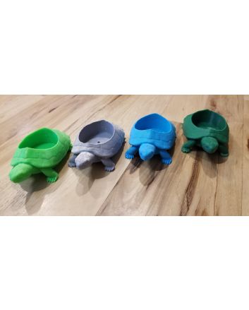 Turtle 3D Printed Planter 4"