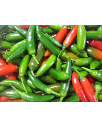 Hot Pepper ‘Serrano’ Seeds (Naturally Grown) 