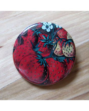 Strawberries Pinback Button
