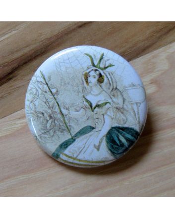 Garden Fairy Queen Pinback Button