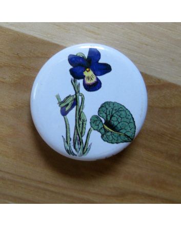 Violet Pinback Button