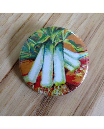 Leeks Pinback Button