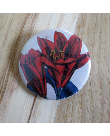 Amaryllis Pinback Button
