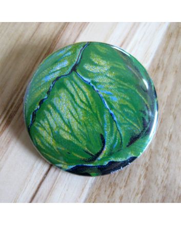 Cabbage Pinback Button