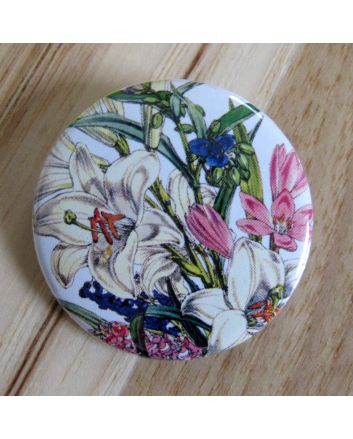 Floral Bouquet Pinback Button
