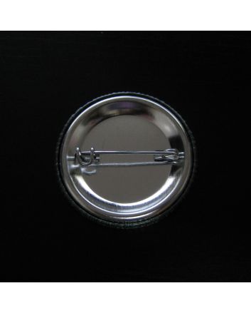 French Beehive, Dark Brown Pinback Button